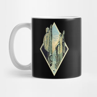 Kings by the River - Digital Art - Diamond Frame - Black - Fantasy Mug